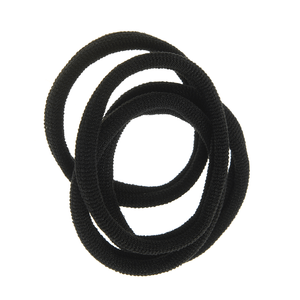 Set 4 elastice negre subtiri