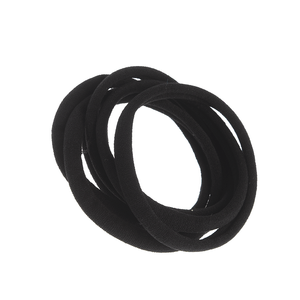 Set 6 elastice negre subtiri