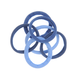 Set 6 elastice par nuante albastre