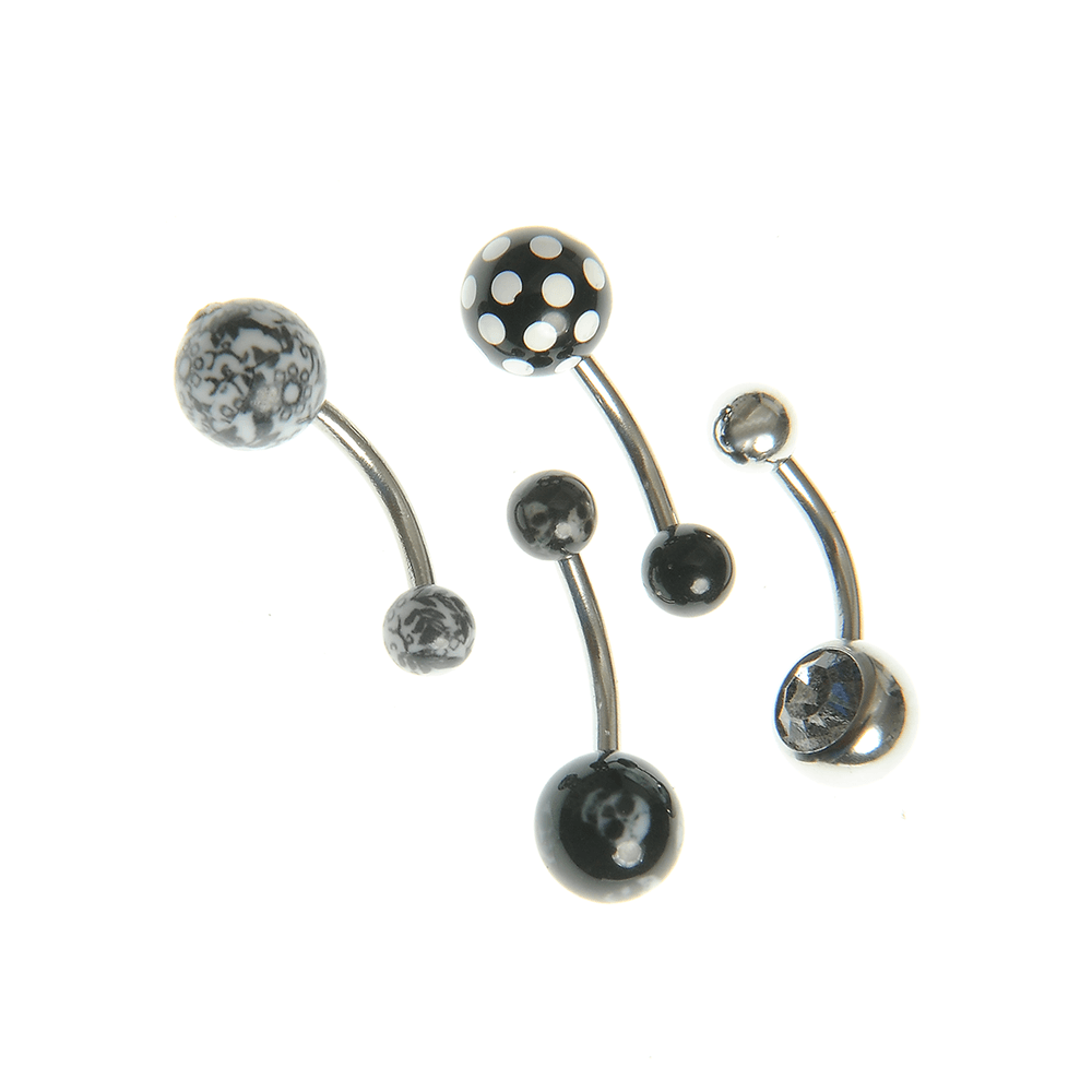 Set 4 modele body piercing - 1 | YEO