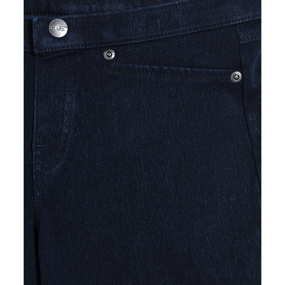 Pantaloni denim bleumarin - 2 | YEO