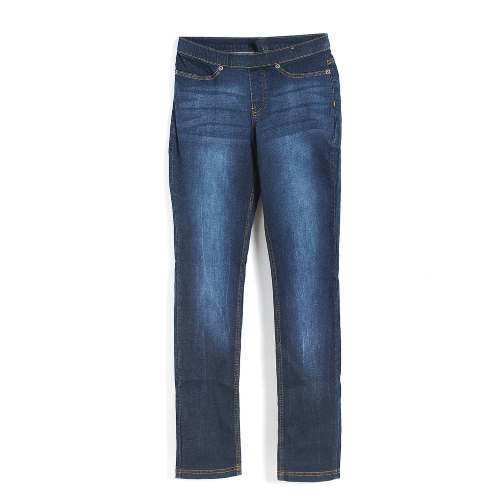 Pantaloni bleumarin din denim - 1 | YEO