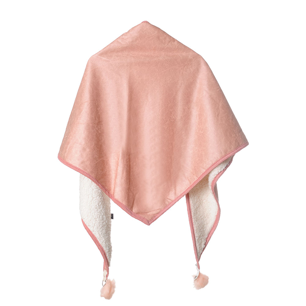 Poncho roz imblanit - 1 | YEO