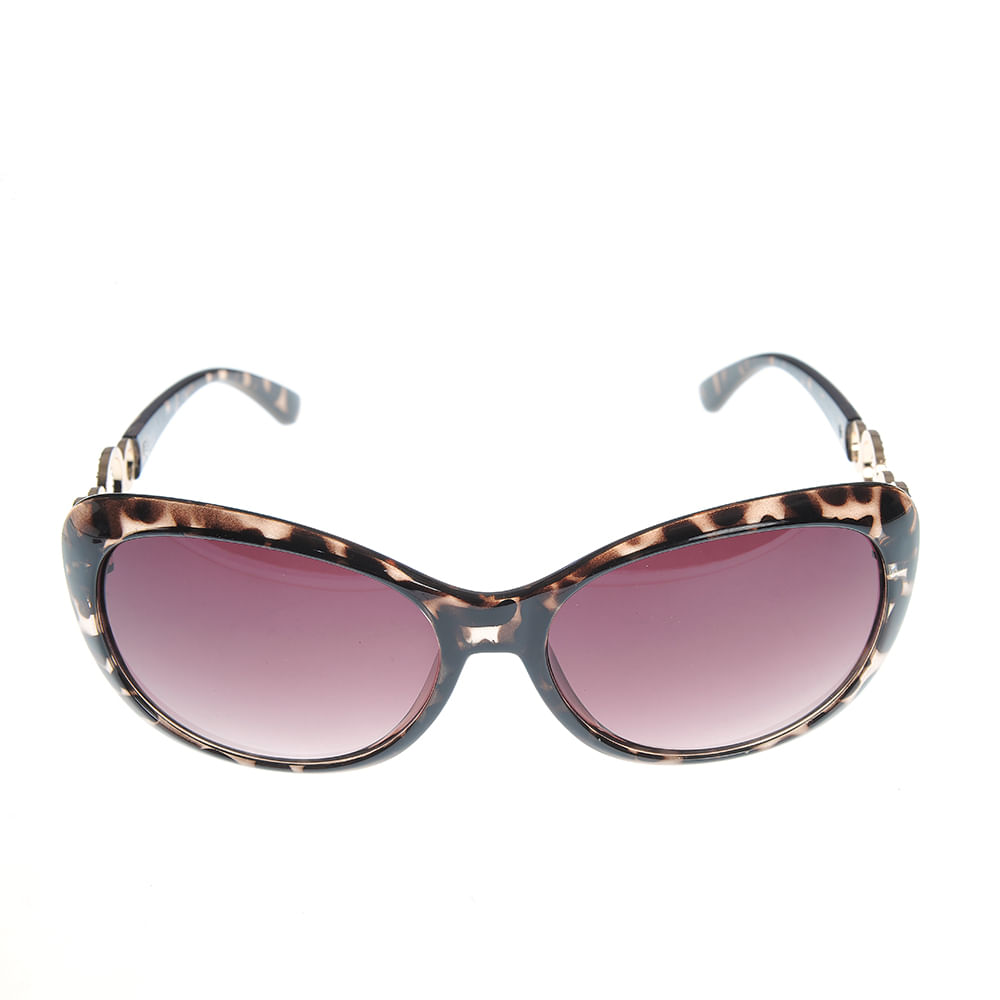 Ochelari animal print brate cu decor