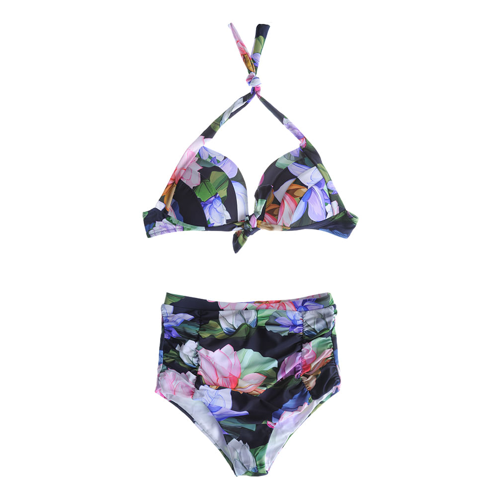 Sutien de baie model floral XXL - 2 | YEO