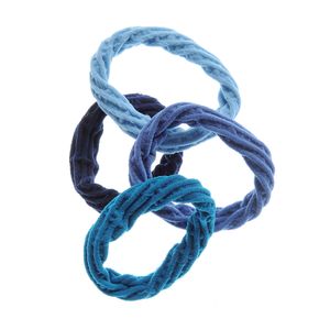Set 4 elastice albastre plasa