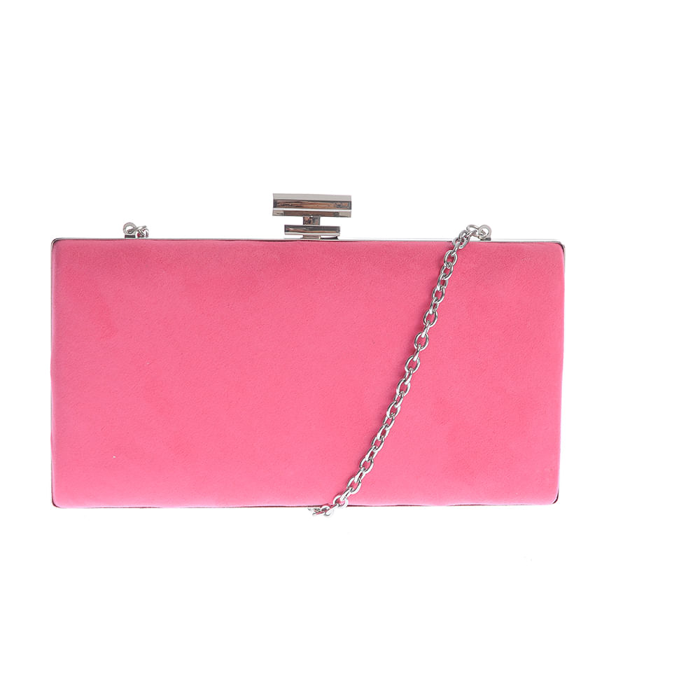 Clutch fuchsia geanta dreptunghiulara