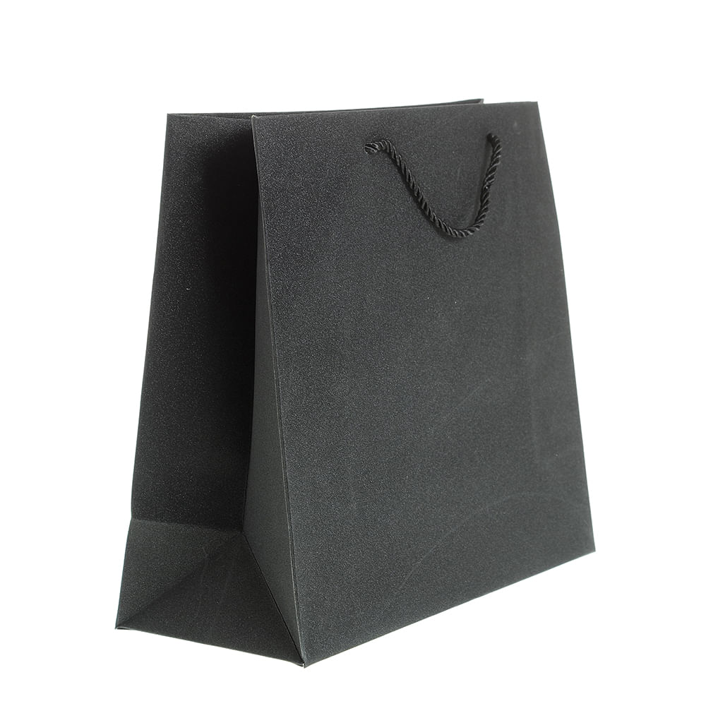 Punga neagra cu sclipici 31 x 27 x 12cm - 1 | YEO