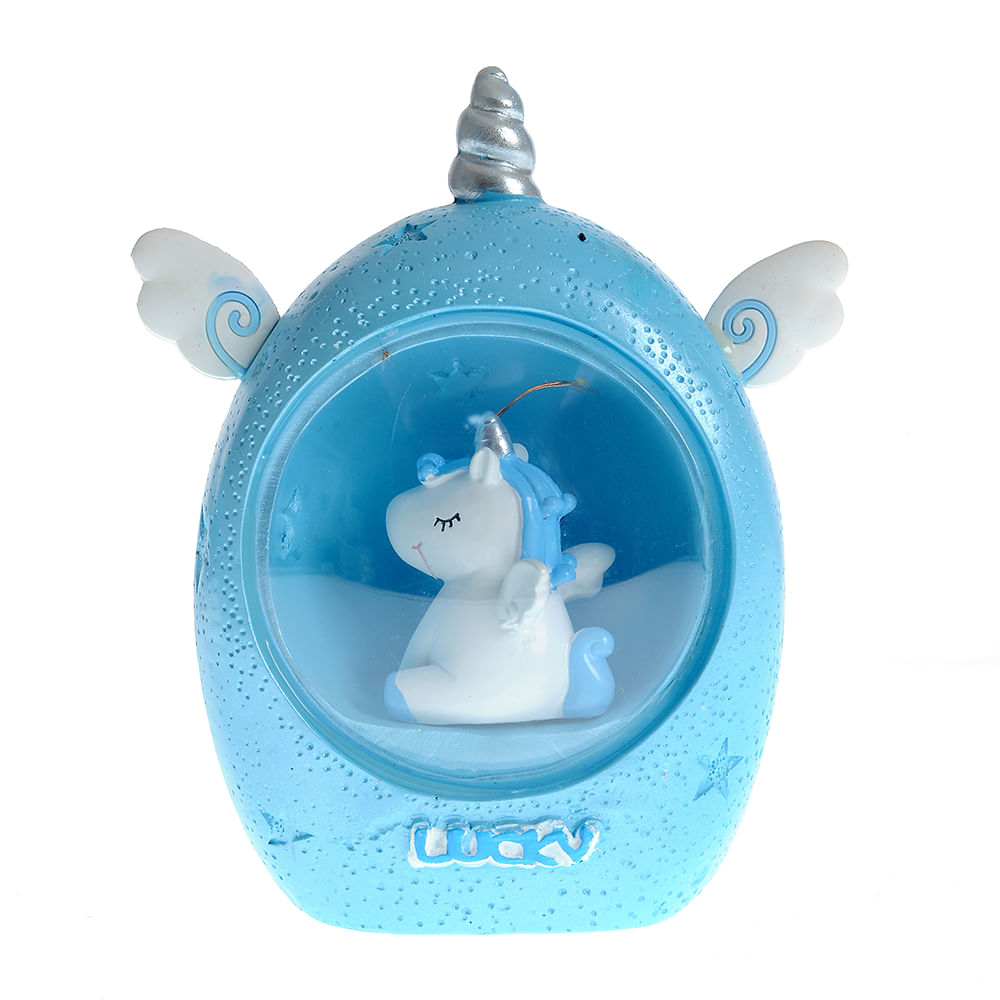 Lampa unicorn albastru image