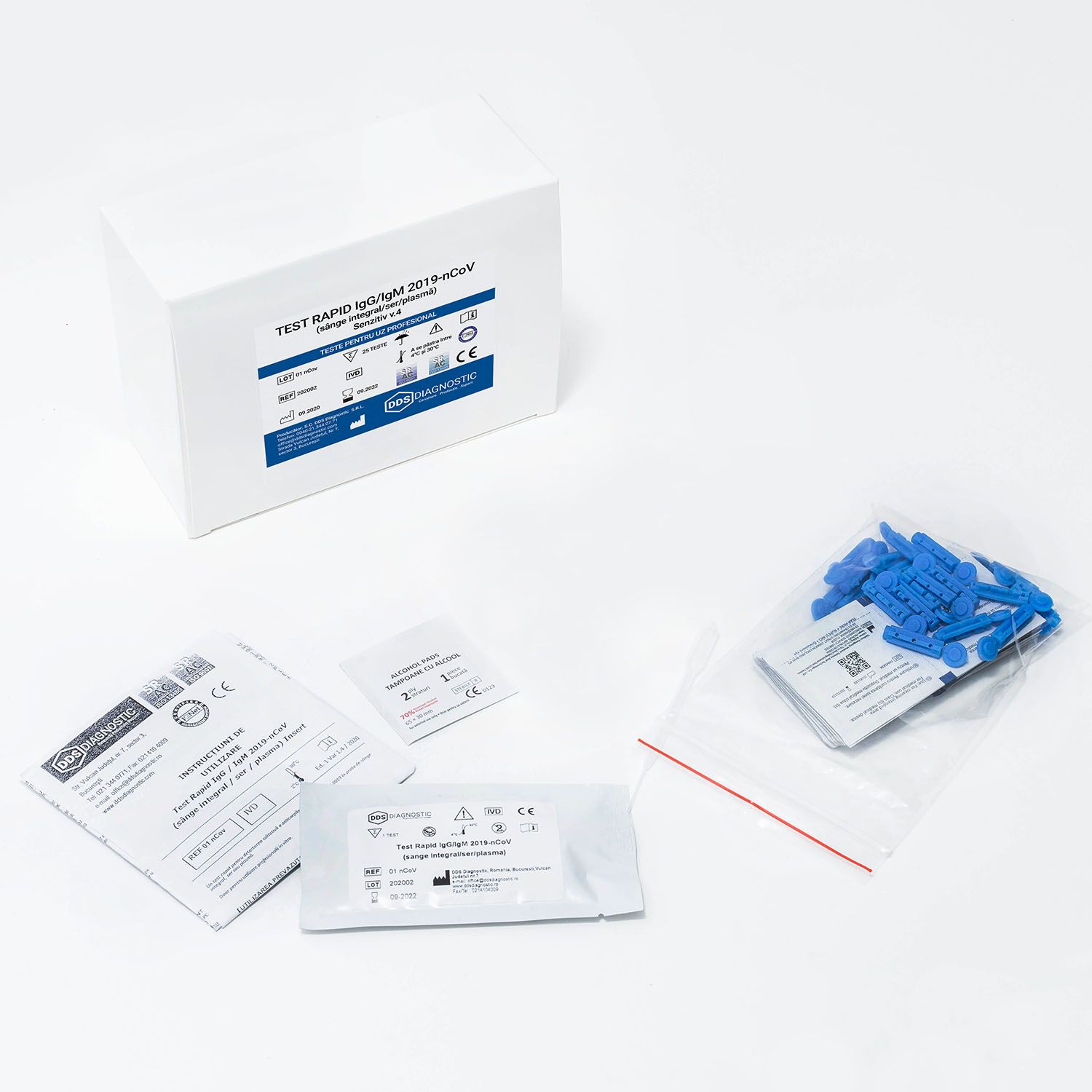 Test Rapid Anticorpi IgG / IgM Covid 19, 25 buc/set - 2 | YEO