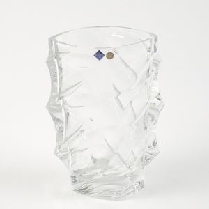 Vaza cristal detalii in relief