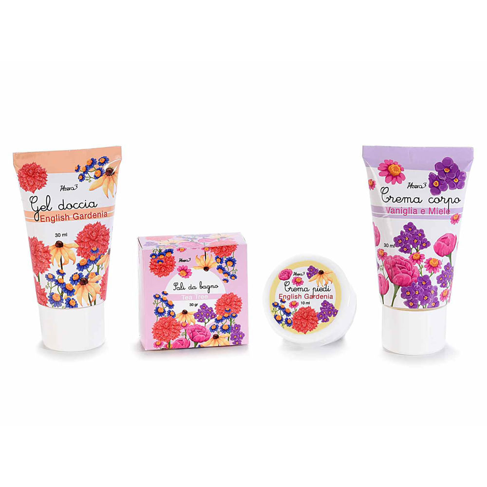 Mini set 4 produse de baie cu gardenie - 2 | YEO