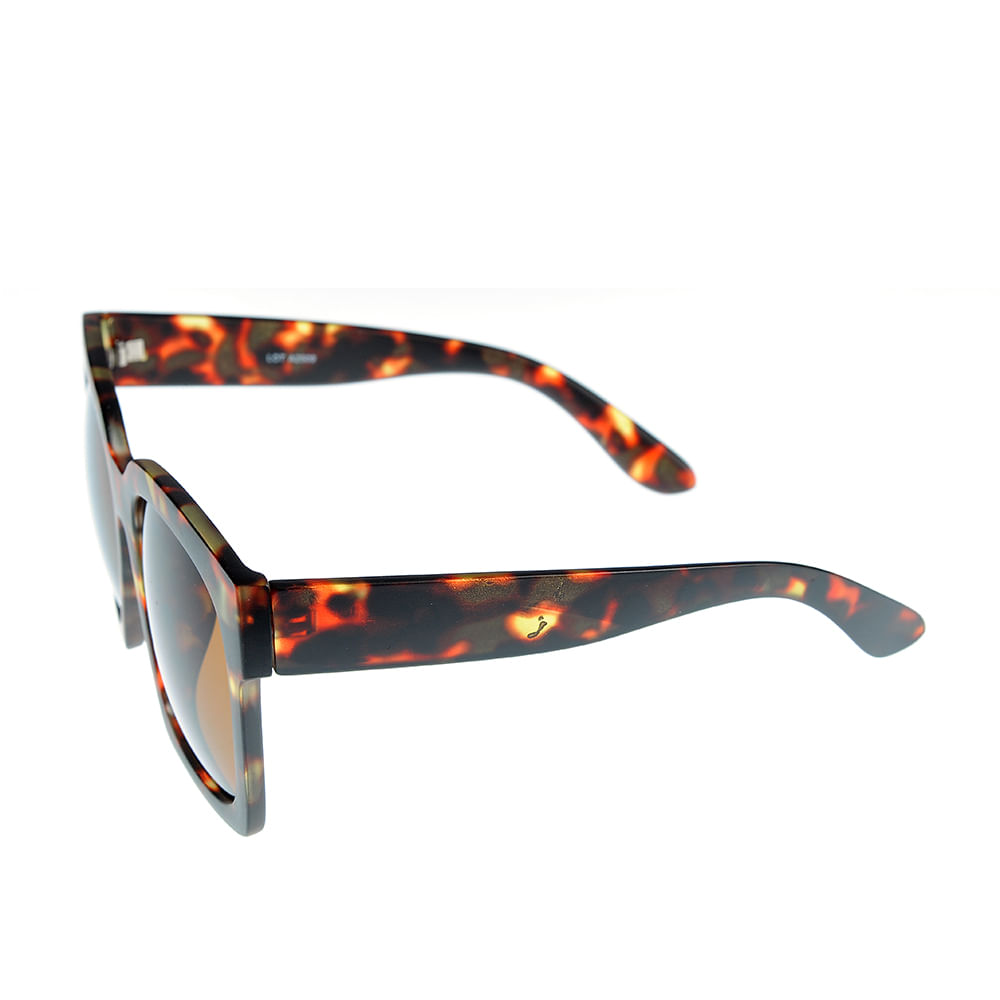 Ochelari de soare patrati cu model animal print - 1 | YEO