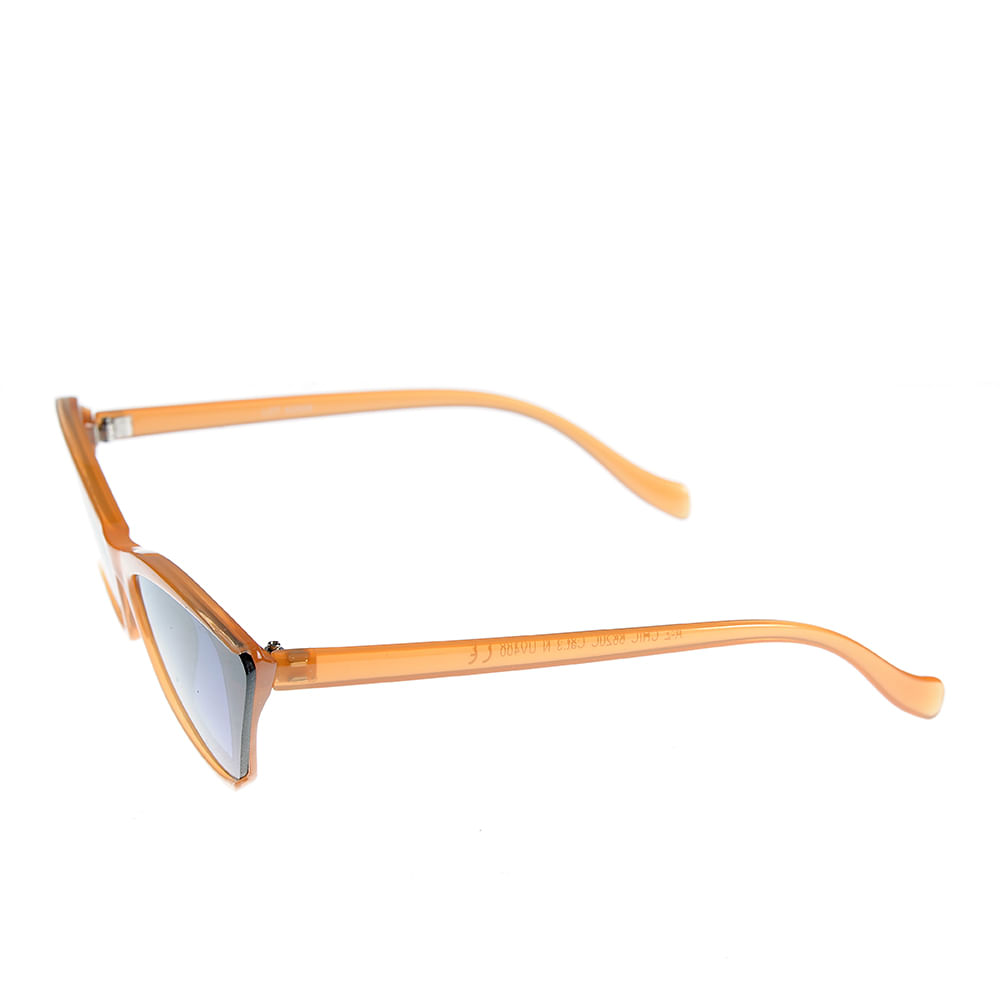 Ochelari de soare cat-eye cu rama maronie - 1 | YEO