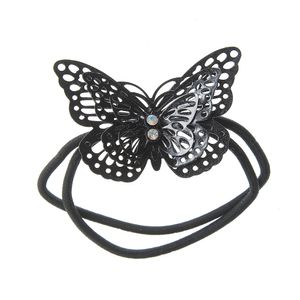 Elastic de par cu fluture negru