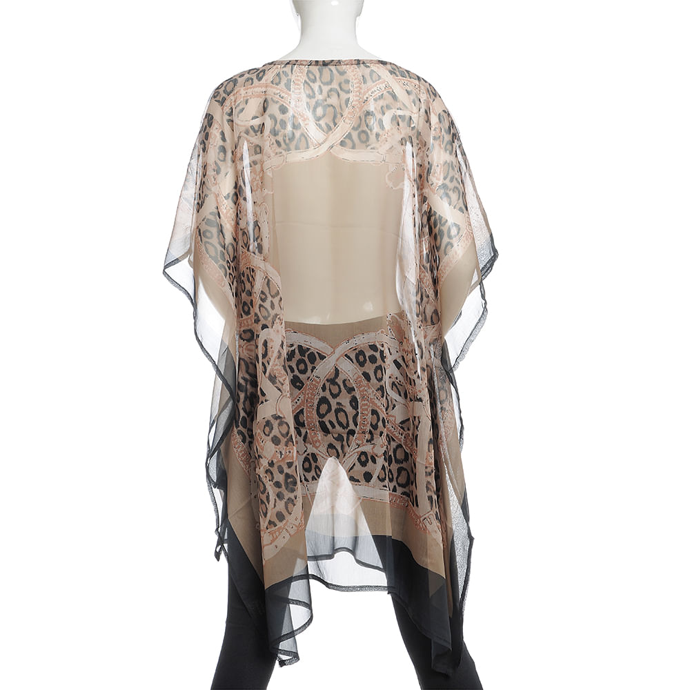 Poncho de vara cu animal print - 1 | YEO