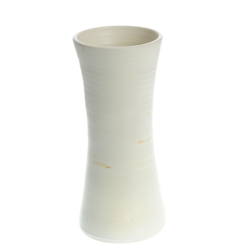 Vaza din ceramica alba cu flori multicolore 29 cm - 3 | YEO