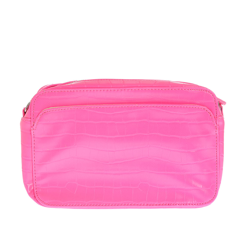 Geanta crossbody roz neon