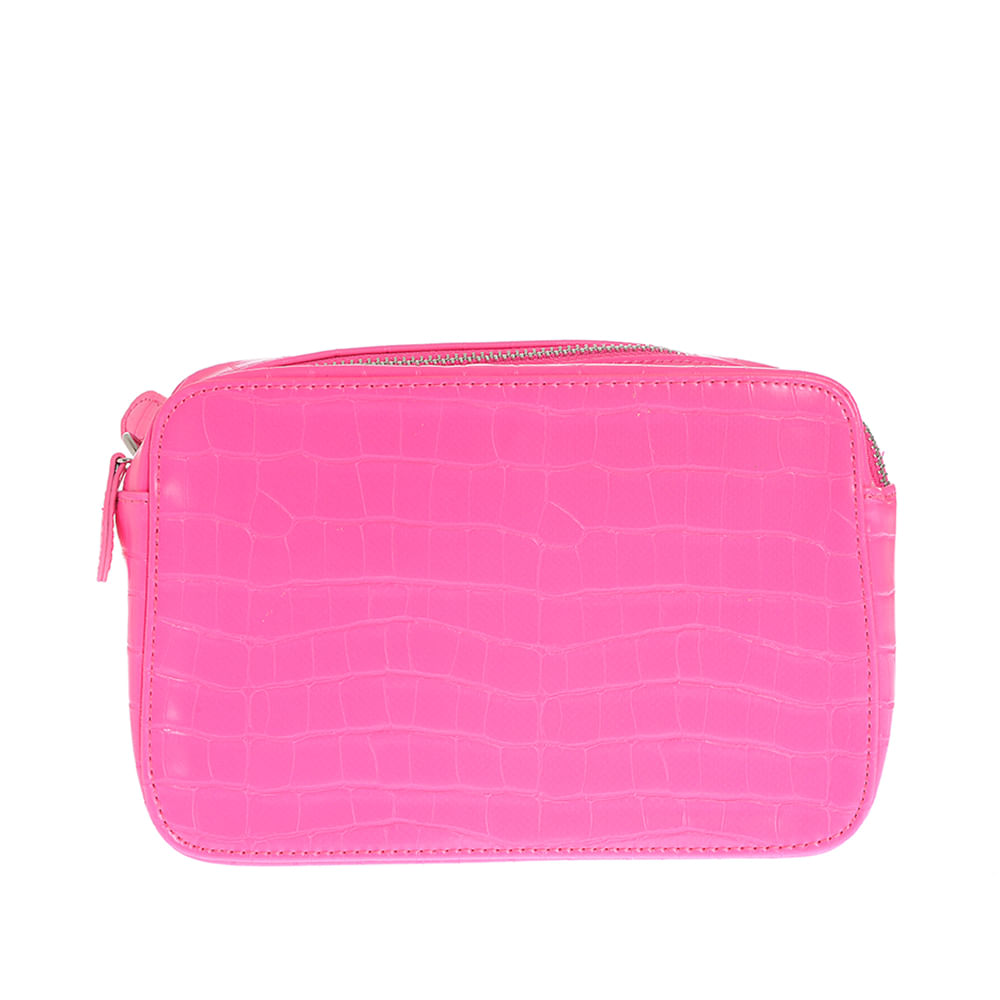 Geanta crossbody roz neon