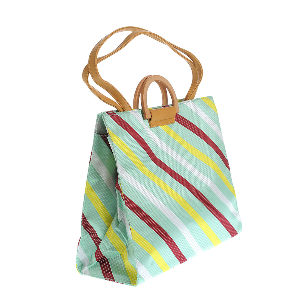 Geanta tote multicolora