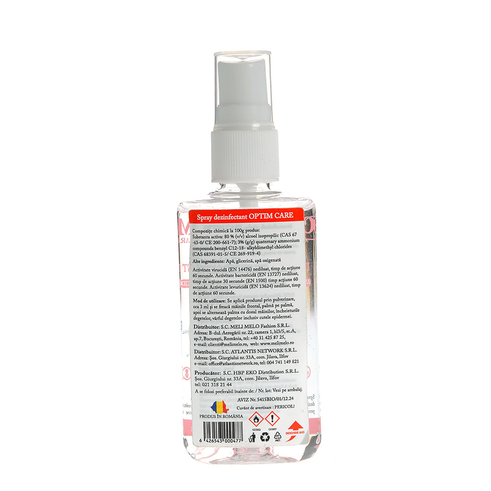 Spray dezinfectant Optim Care 75 ml - 1 | YEO