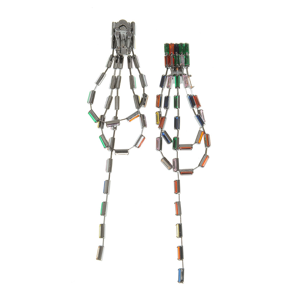 Cercei multicolori cu clips - 3 | YEO