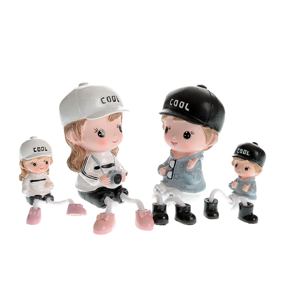 Set decoratiune de familie cu 4 membri - 3 | YEO