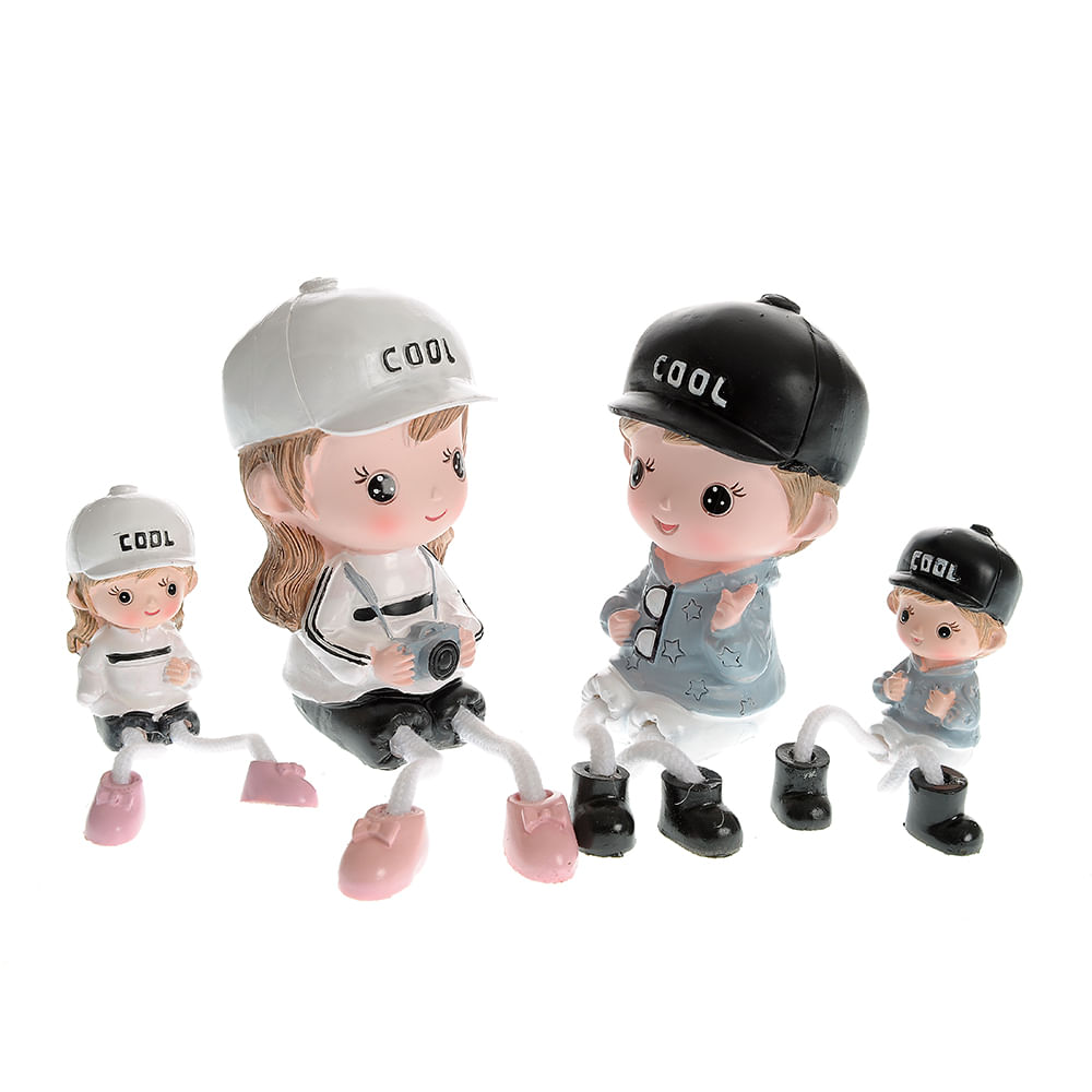 Set decoratiune de familie cu 4 membri - 4 | YEO