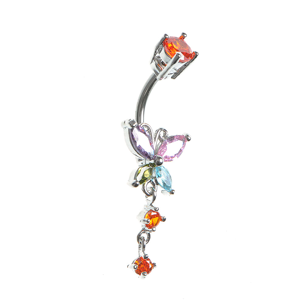 Piercing fluture multicolor - 1 | YEO