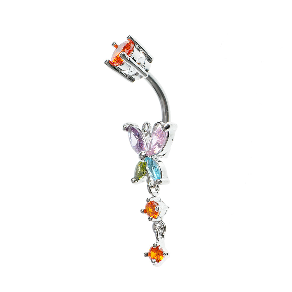 Piercing fluture multicolor - 2 | YEO