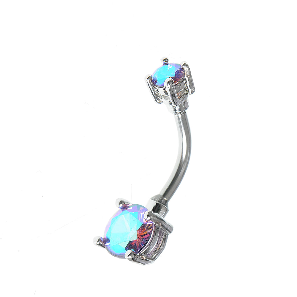 Piercing cu pietre holografice