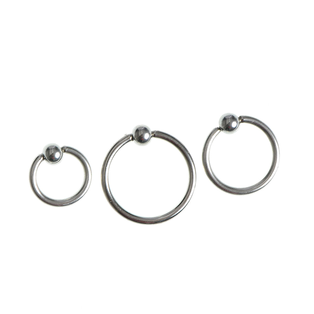 Set 3 piercinguri argintii pentru ureche - 2 | YEO