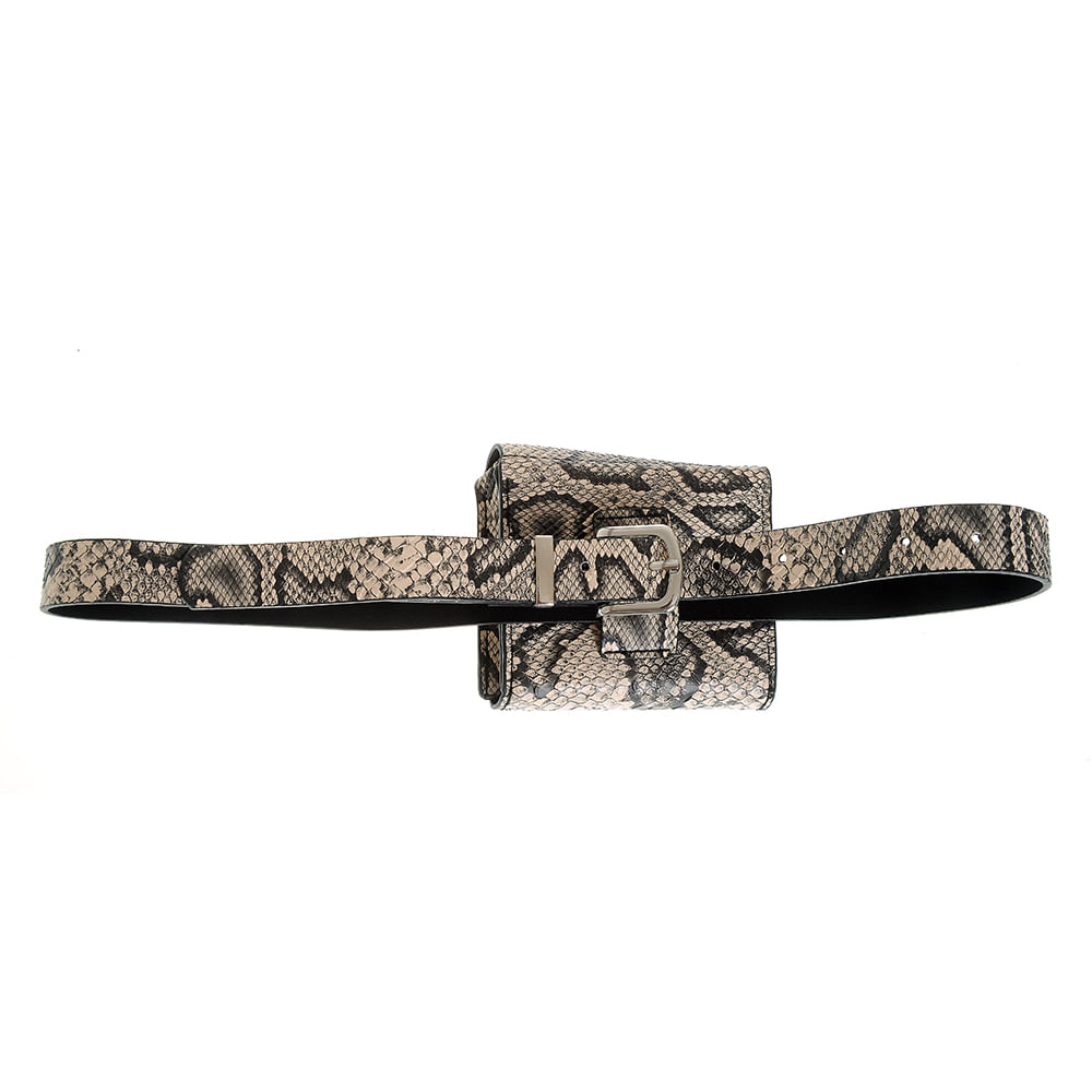 Curea animal print cu portofel - 2 | YEO