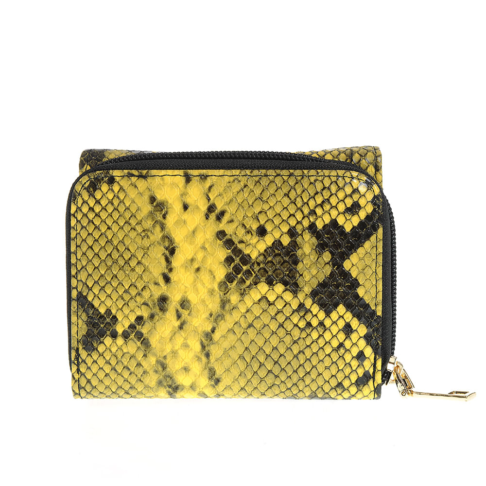 Portofel galben animal print - 2 | YEO