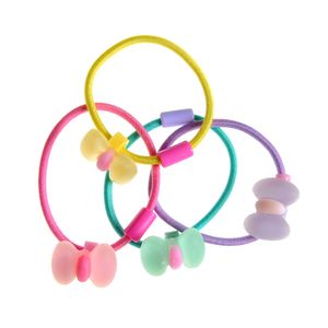 Set 4 elastice de par multicolore