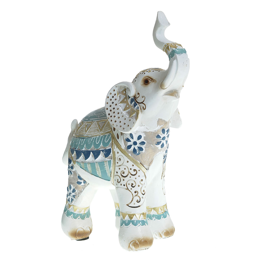 Statueta elefant alb 24 cm - 1 | YEO