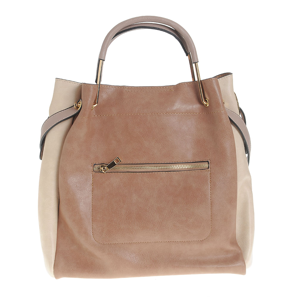 Geanta shopper bicolora - 2 | YEO