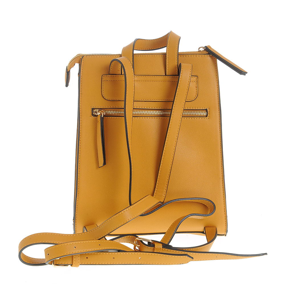 Rucsac elegant galben - 2 | YEO