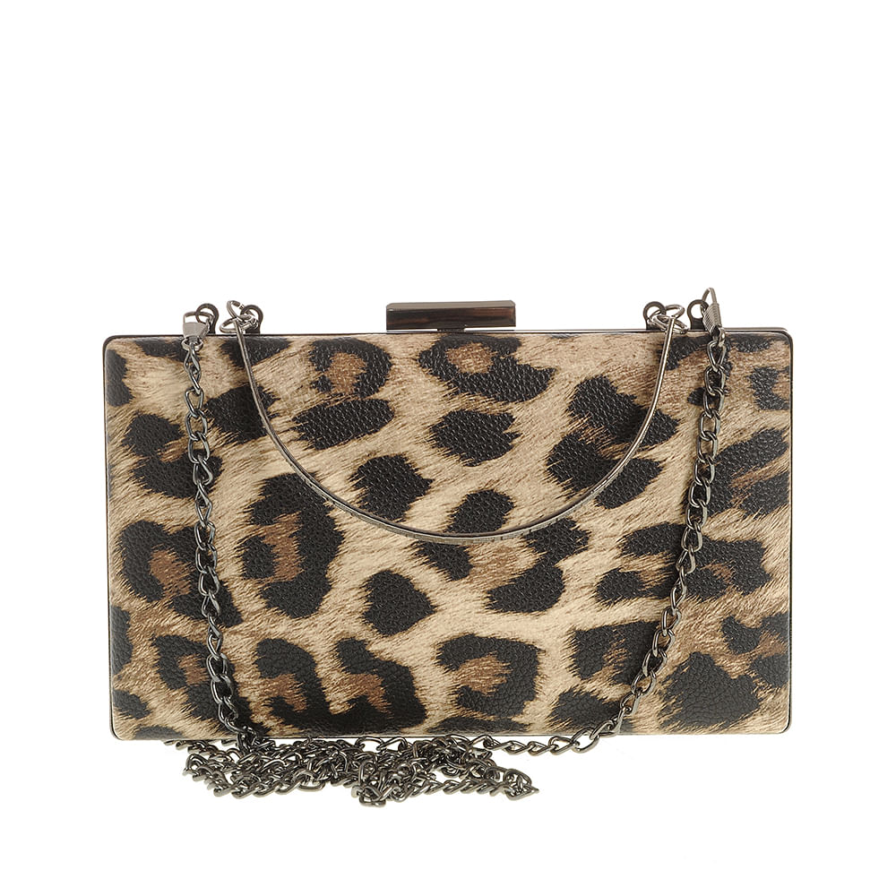 Geanta plic cu model animal print - 1 | YEO