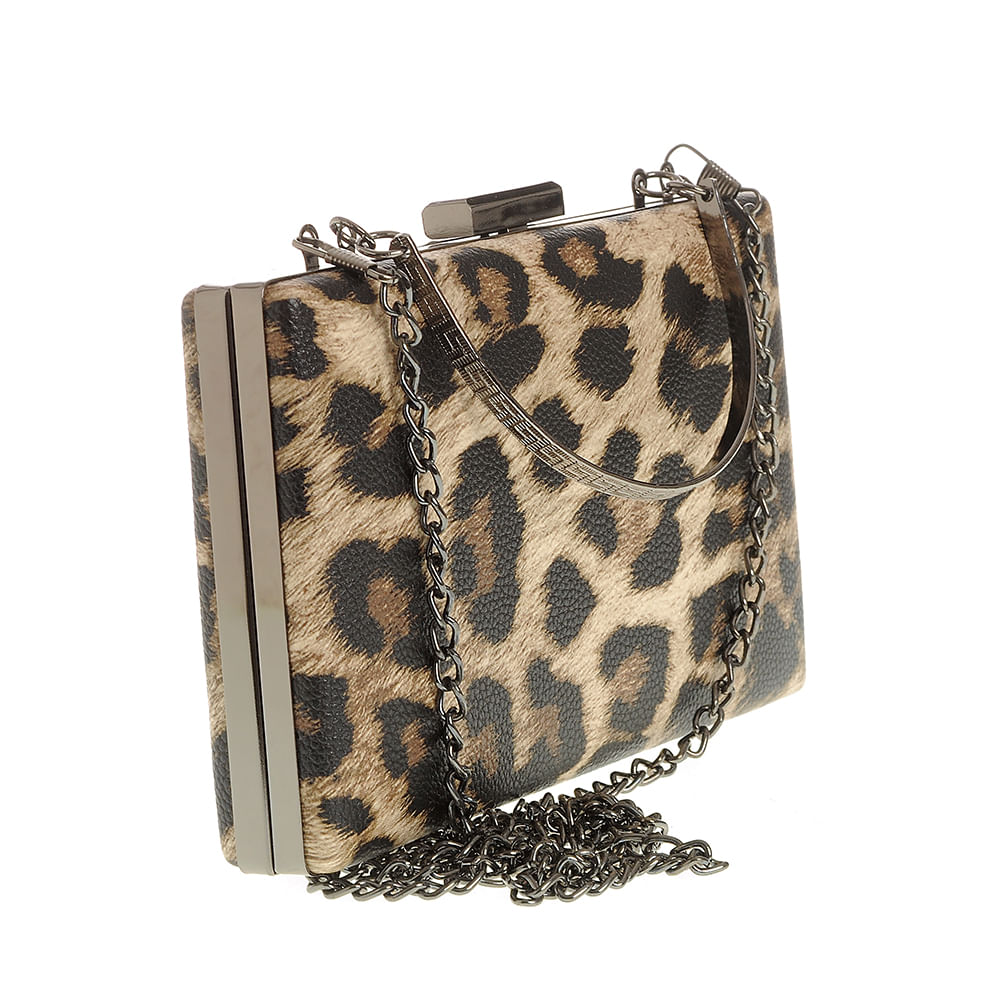 Geanta plic cu model animal print - 2 | YEO