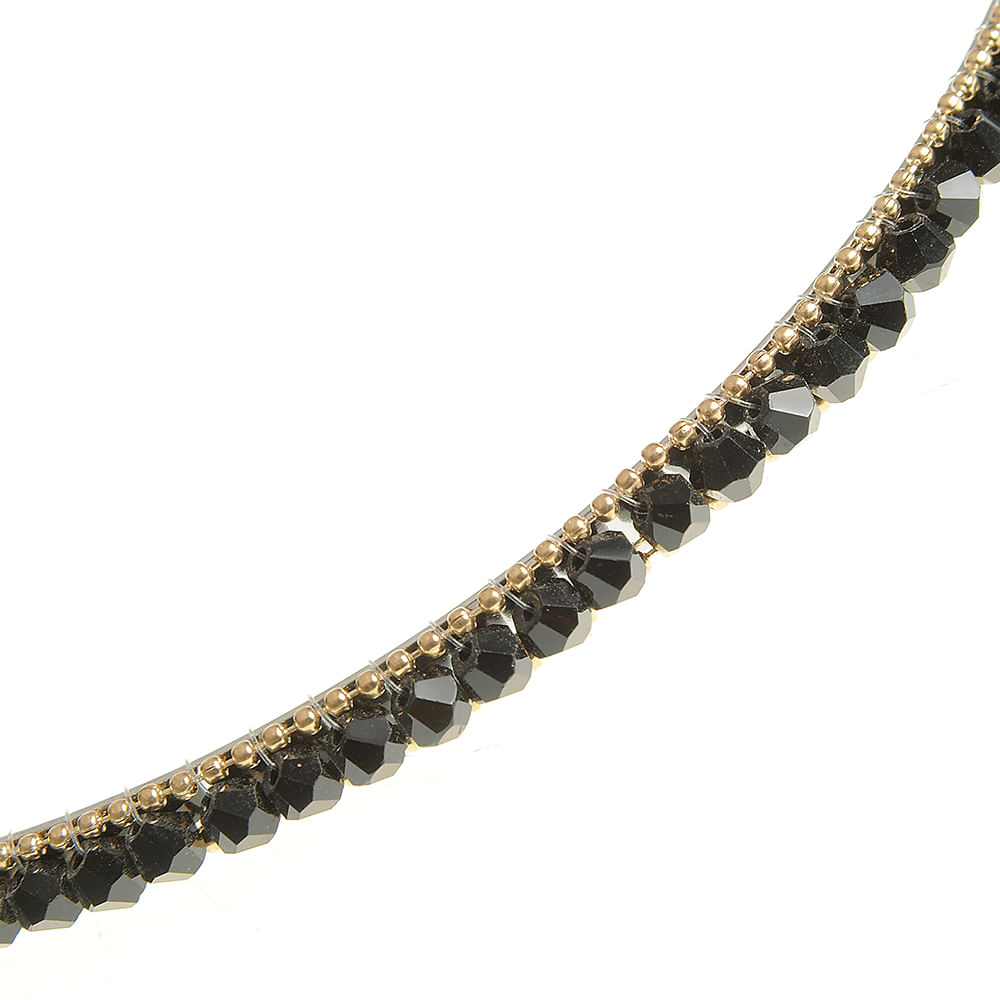 Bentita cu pietre negre - 4 | YEO