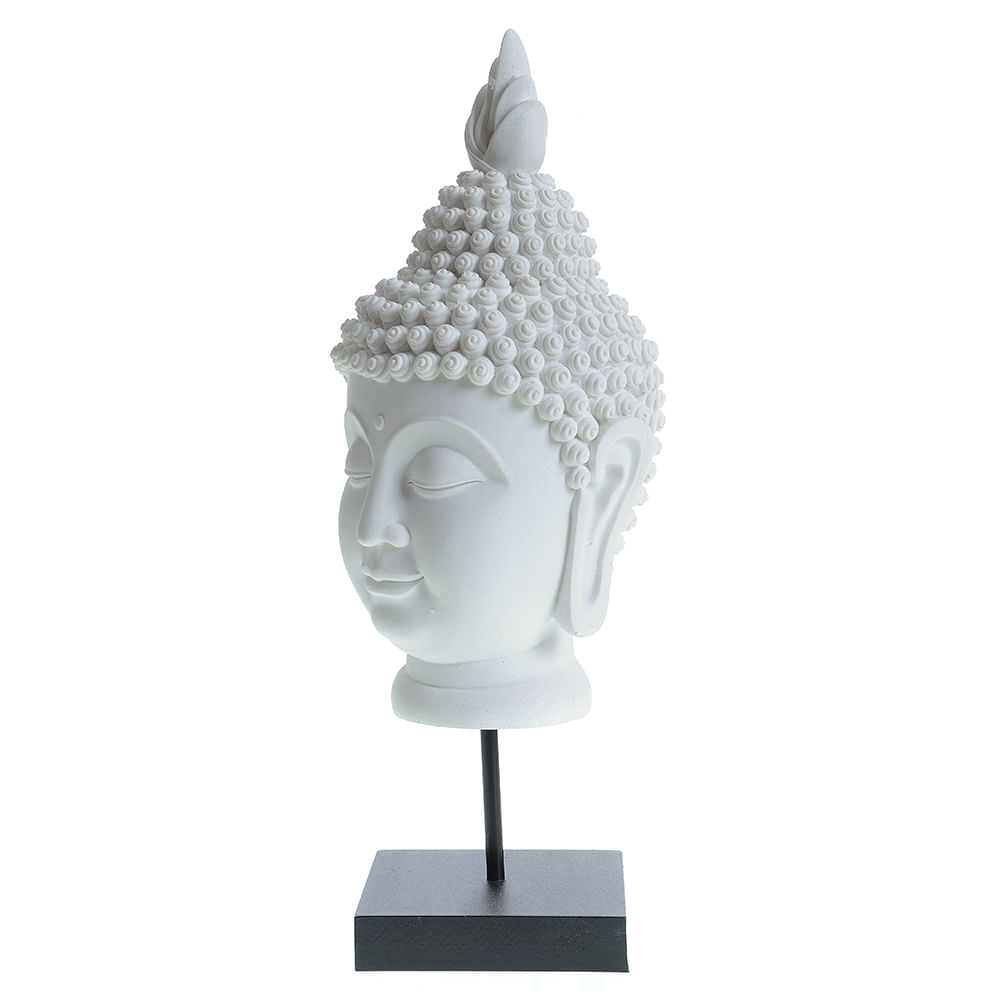 Decoratiune alba Buddha - 1 | YEO