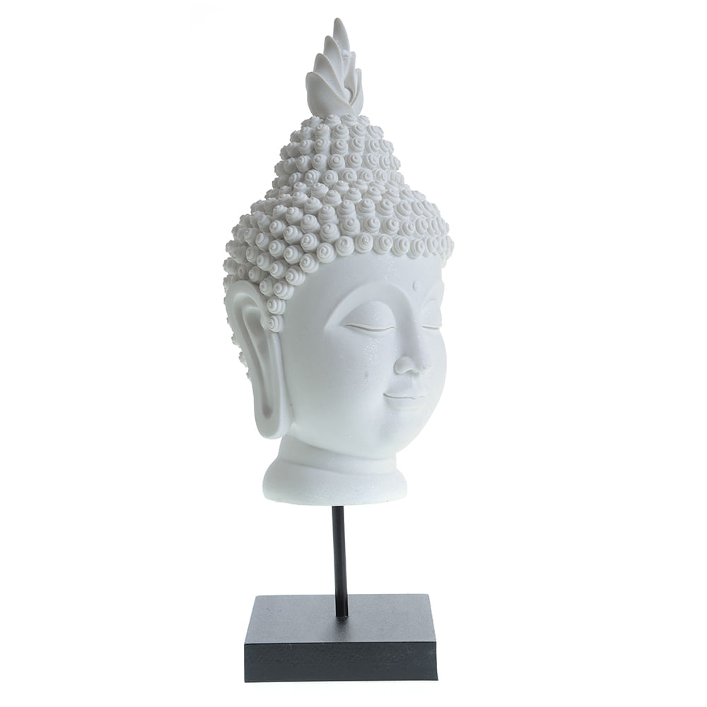 Decoratiune alba Buddha - 2 | YEO