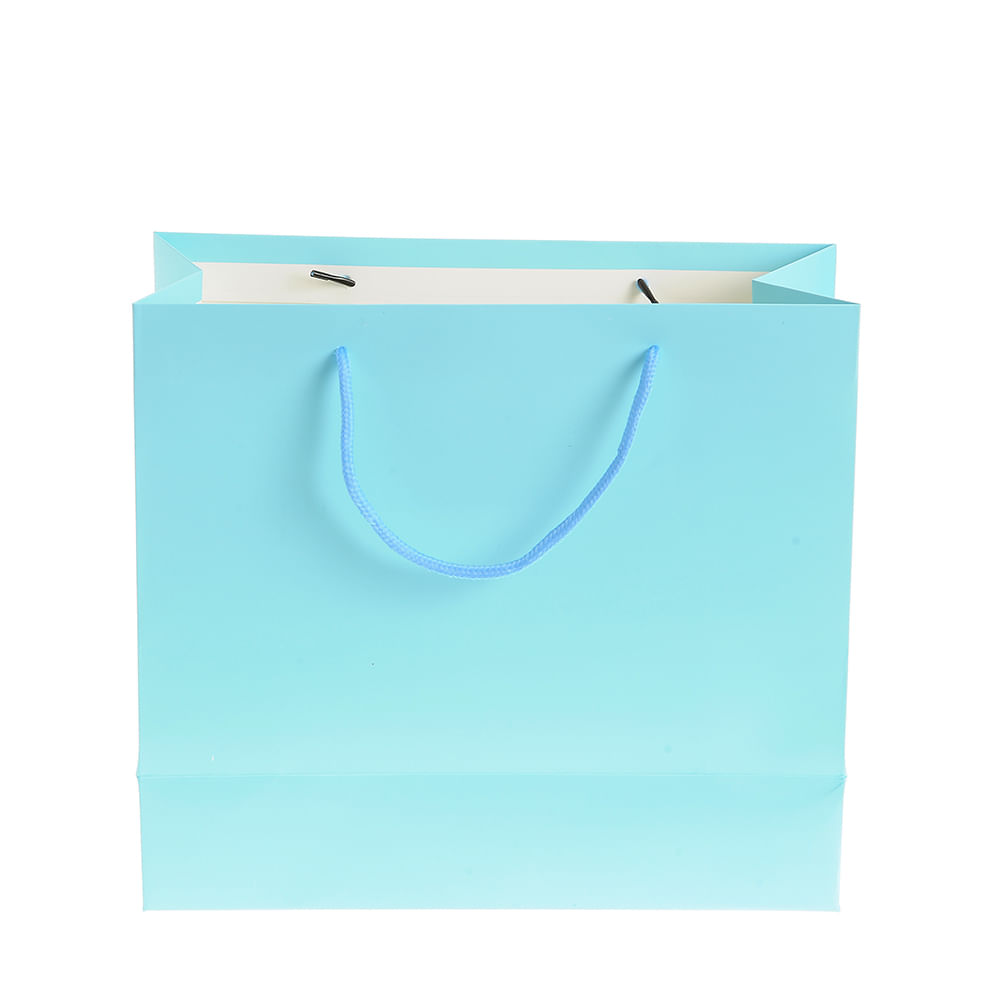 Punga de cadou bleu 27x30 cm - 1 | YEO