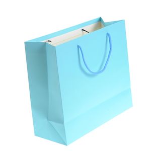 Punga de cadou bleu 27x30 cm
