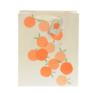 Punga de cadou cu design portocale 32x26 cm