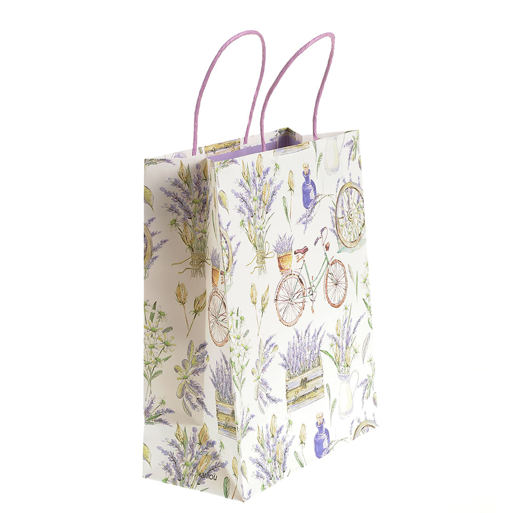 Punga de cadou cu lavanda 32x26 cm - 1 | YEO