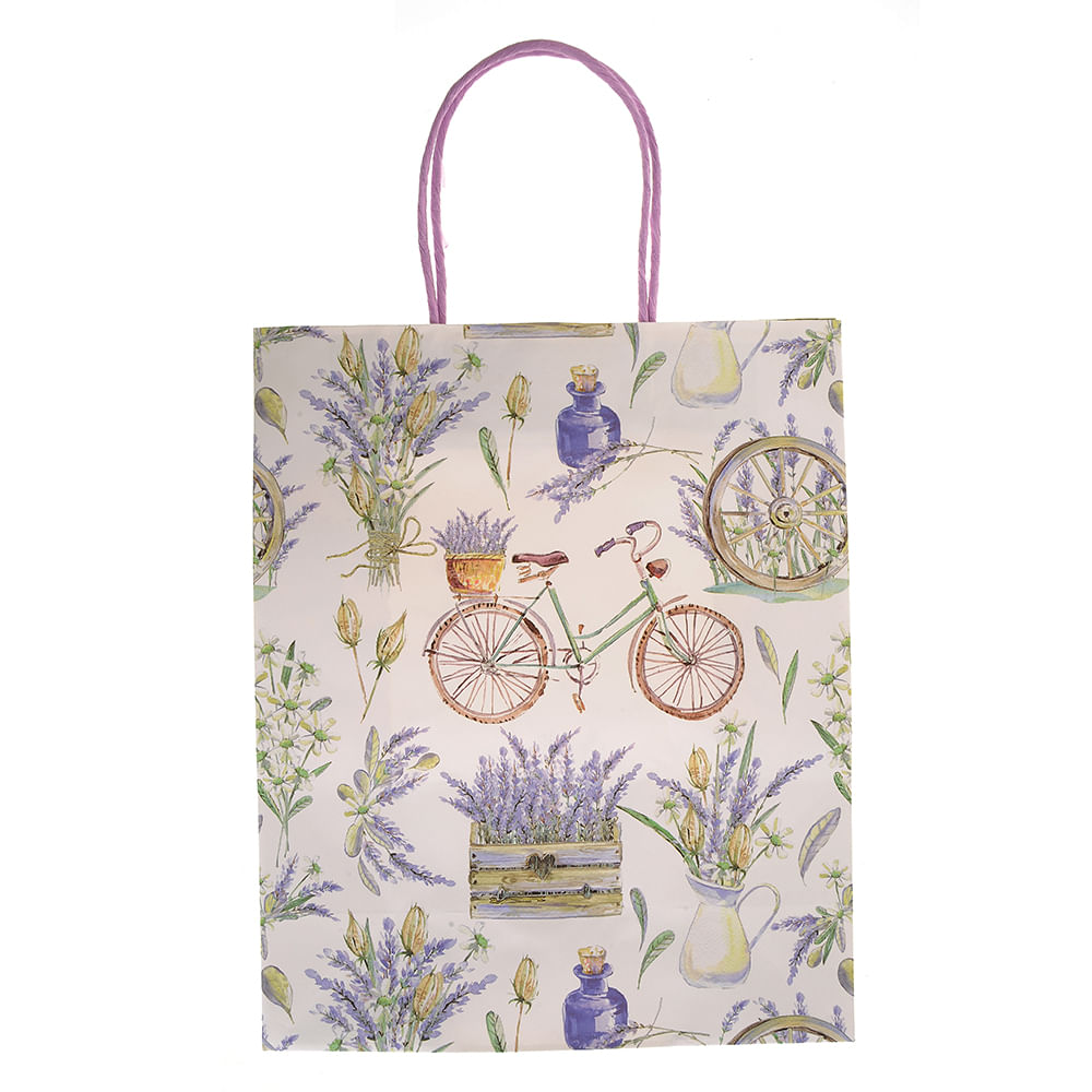 Punga de cadou cu lavanda 32x26 cm - 3 | YEO