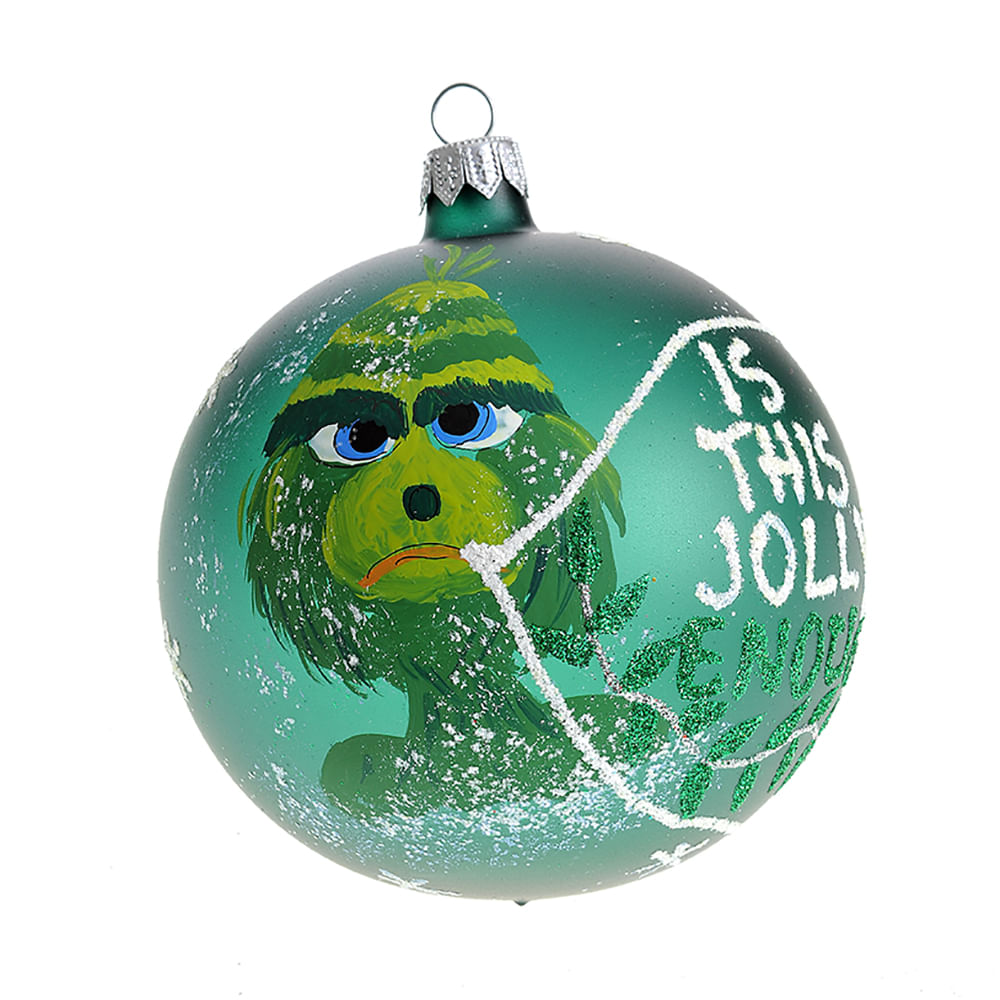 Glob pictat manual Grinch