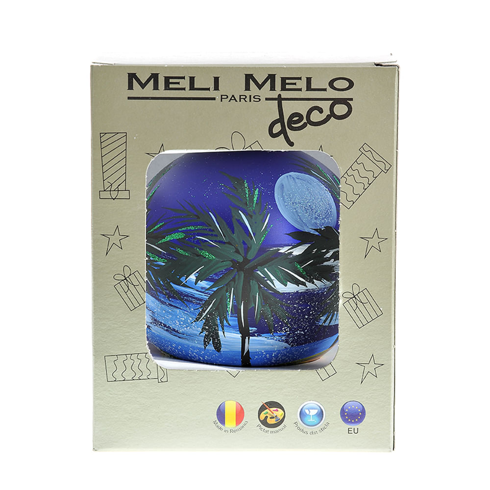 Glob pictat manual Tropical X Mas - 3 | YEO